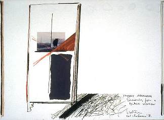 走向阿拉莫阿纳（黑色窗户的绘图） Towards Aramoana (Drawing For A Black Window) (1981)，拉尔夫霍特