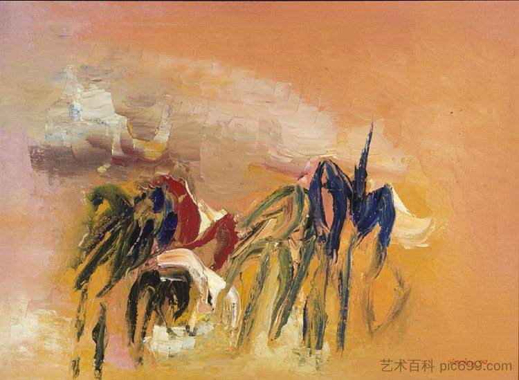 有杂草的景观，西班牙 Landscape with Weeds, Spain (1962)，拉尔夫·罗斯伯勒格