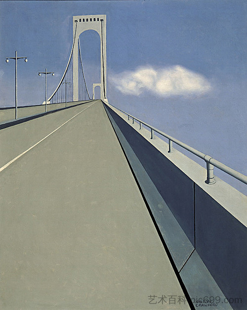 白石桥 Whitestone Bridge (1939 - 1940)，罗尔斯顿·克劳福德