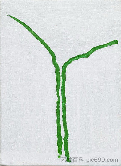 绿色（8 个垂直/2） In Green (8 Verticals/2) (2010)，拉乌尔·德·凯泽