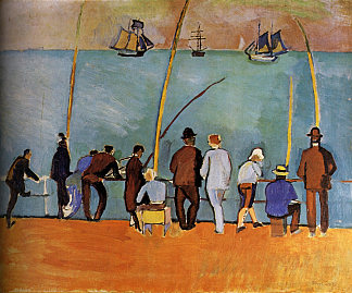 钓鱼 Anglers (1908)，劳尔·杜飞