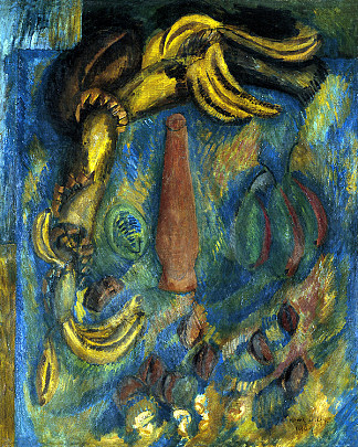 香蕉静物 Still life with Bananas (1909)，劳尔·杜飞