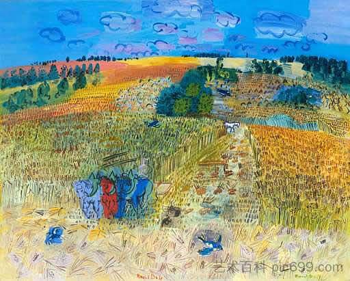 麦田 The Wheat Field (1929)，劳尔·杜飞