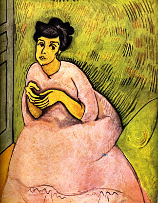 粉色女人 The Woman in Pink (1908)，劳尔·杜飞