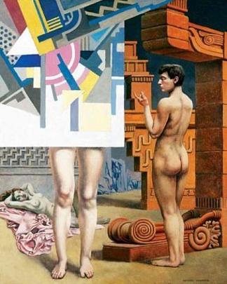 裸体构图 Composition With Nudes，拉斐尔德洛姆