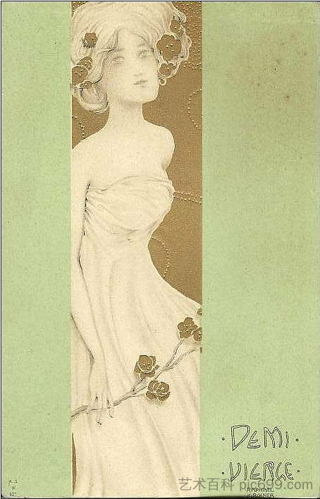 半个处女 A half of a Virgin (1901)，拉斐尔基什内尔