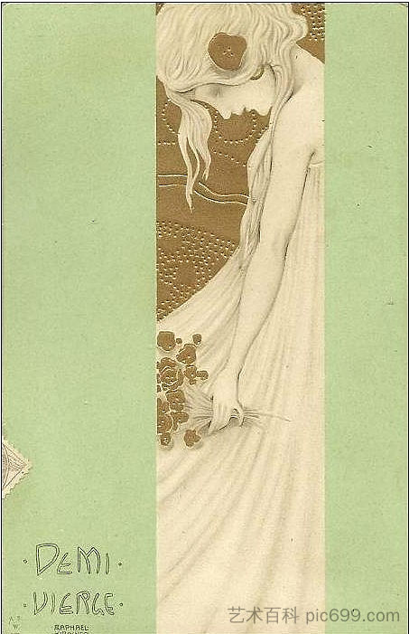 半个处女 A half of a Virgin (1901)，拉斐尔基什内尔