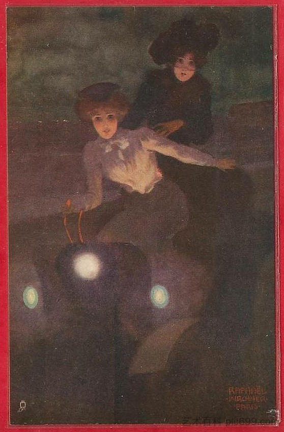 闪烁的驾驶者 Flashing Motorists (1904)，拉斐尔基什内尔