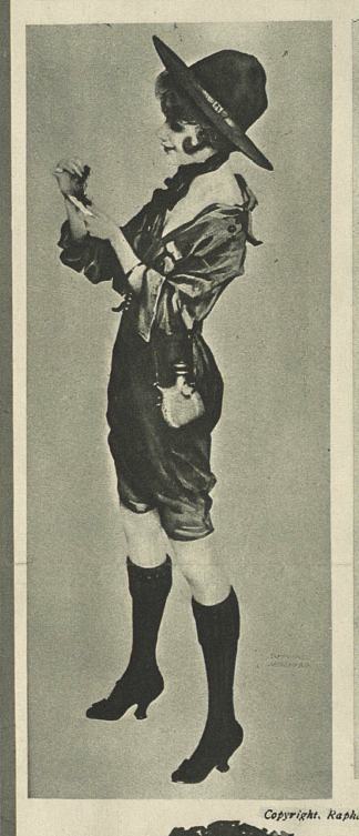 女童子军，纽约论坛报 Girl Scout, New York Tribune (1916)，拉斐尔基什内尔