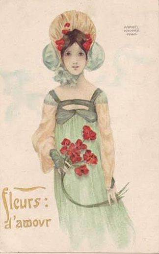 爱花 Love Flowers (1903)，拉斐尔基什内尔