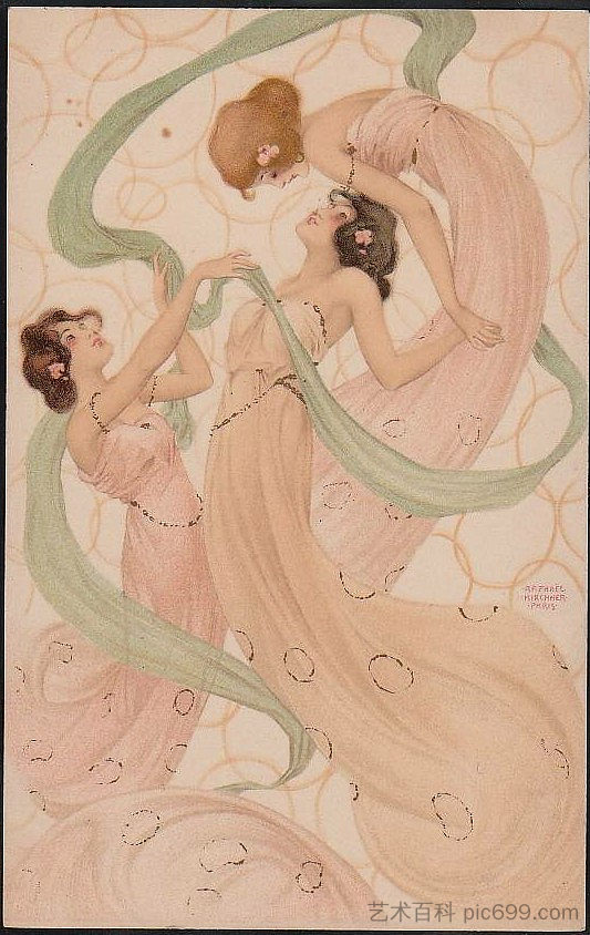 蜉蝣 Mayflyes (1904),拉斐尔基什内尔