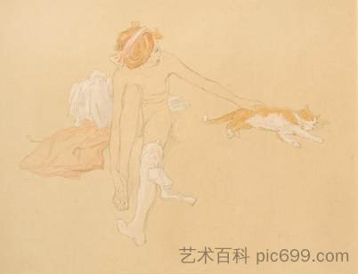 裸体画 Nude Drawings，拉斐尔基什内尔