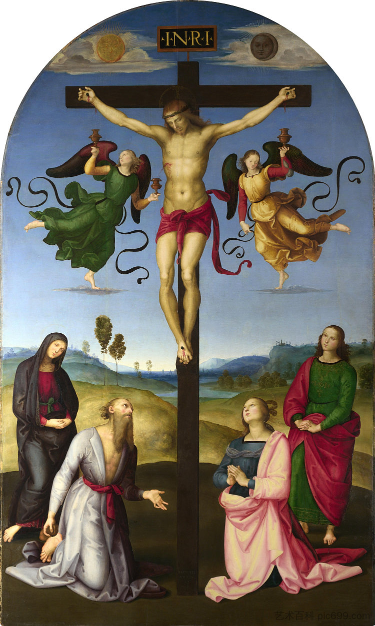 受难 Crucifixion (1502 - 1503)，拉斐尔