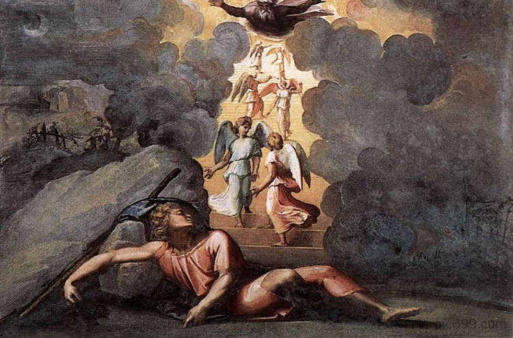 雅各布的梦 Jacob's Dream (1518),拉斐尔