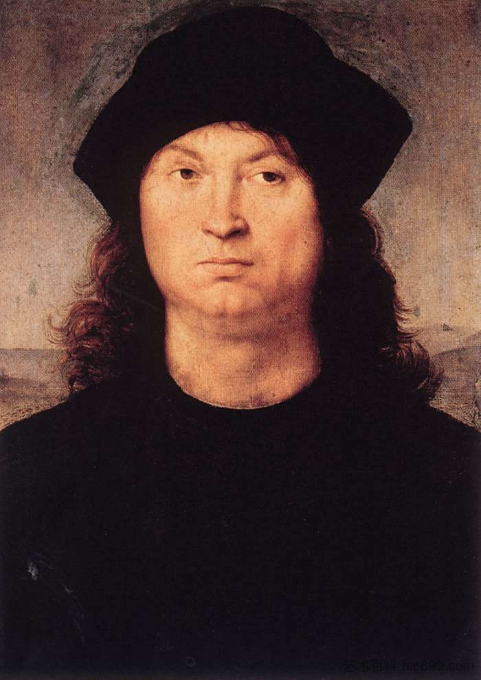 一个男人的肖像 Portrait of a Man (1503)，拉斐尔