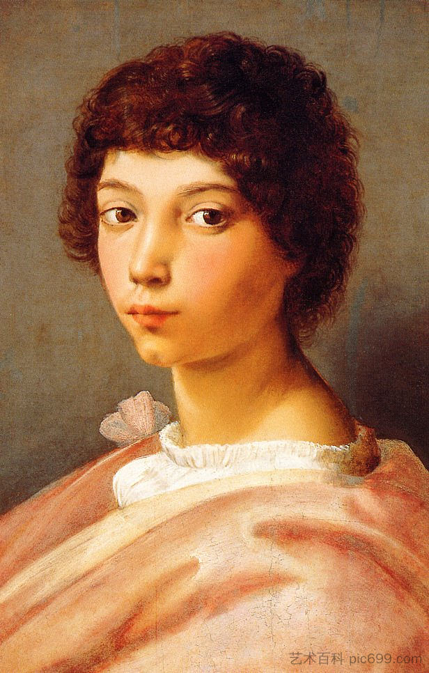 一个年轻人的肖像 Portrait of a Young Man (1515),拉斐尔