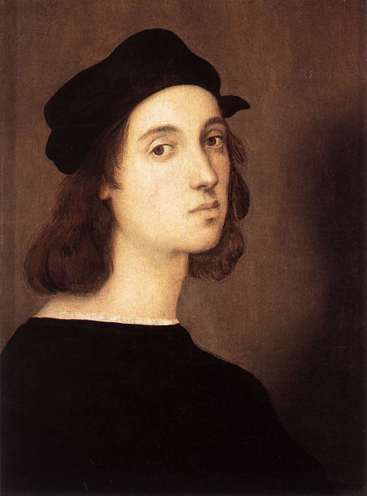 自画像 Self Portrait (c.1506; Italy  )，拉斐尔