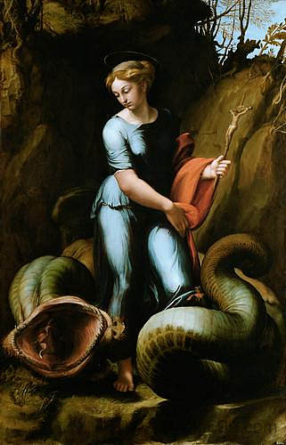 圣玛格丽特 St. Margaret (1518),拉斐尔