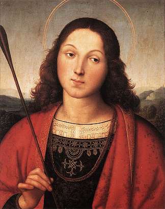 圣塞巴斯蒂安 St. Sebastian (c.1503; Italy                     )，拉斐尔