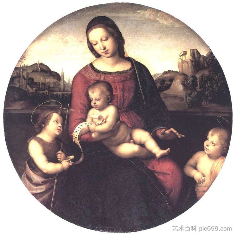 特拉诺娃麦当娜 Terranuova Madonna (c.1505)，拉斐尔