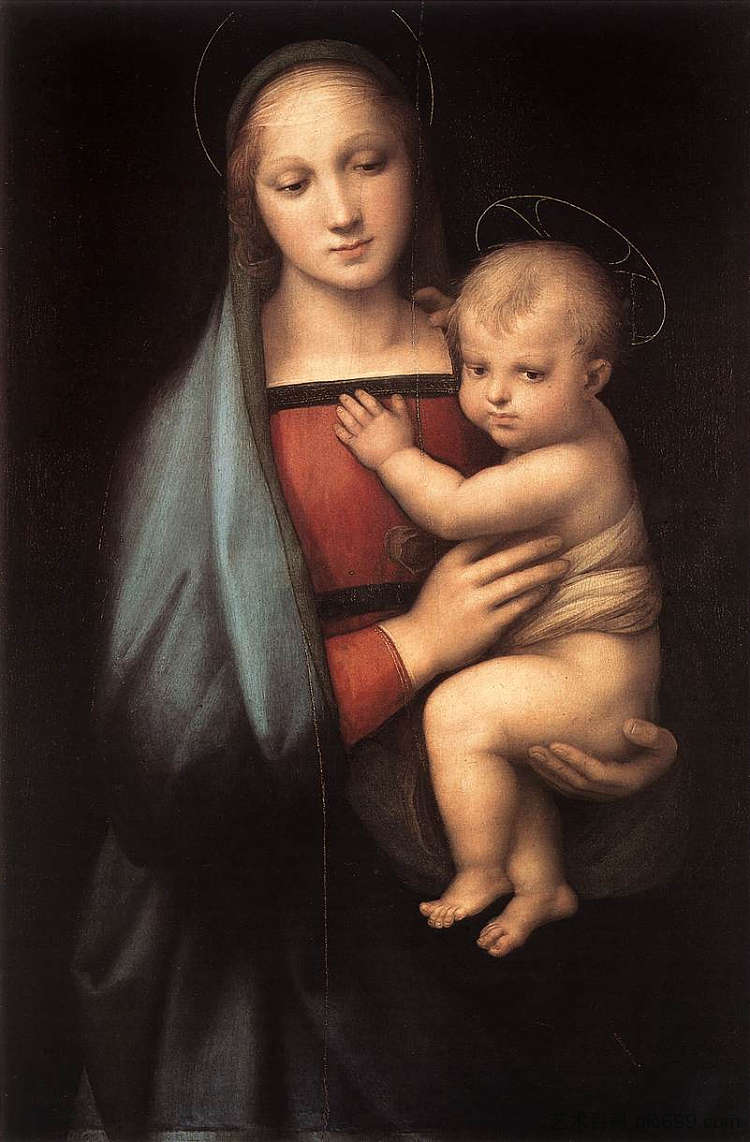 大公的麦当娜 The Grand Duke's Madonna (c.1504 - 1505)，拉斐尔