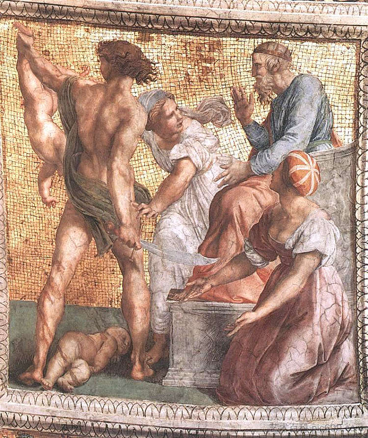 所罗门的审判 The Judgment of Solomon (1509 - 1511),拉斐尔