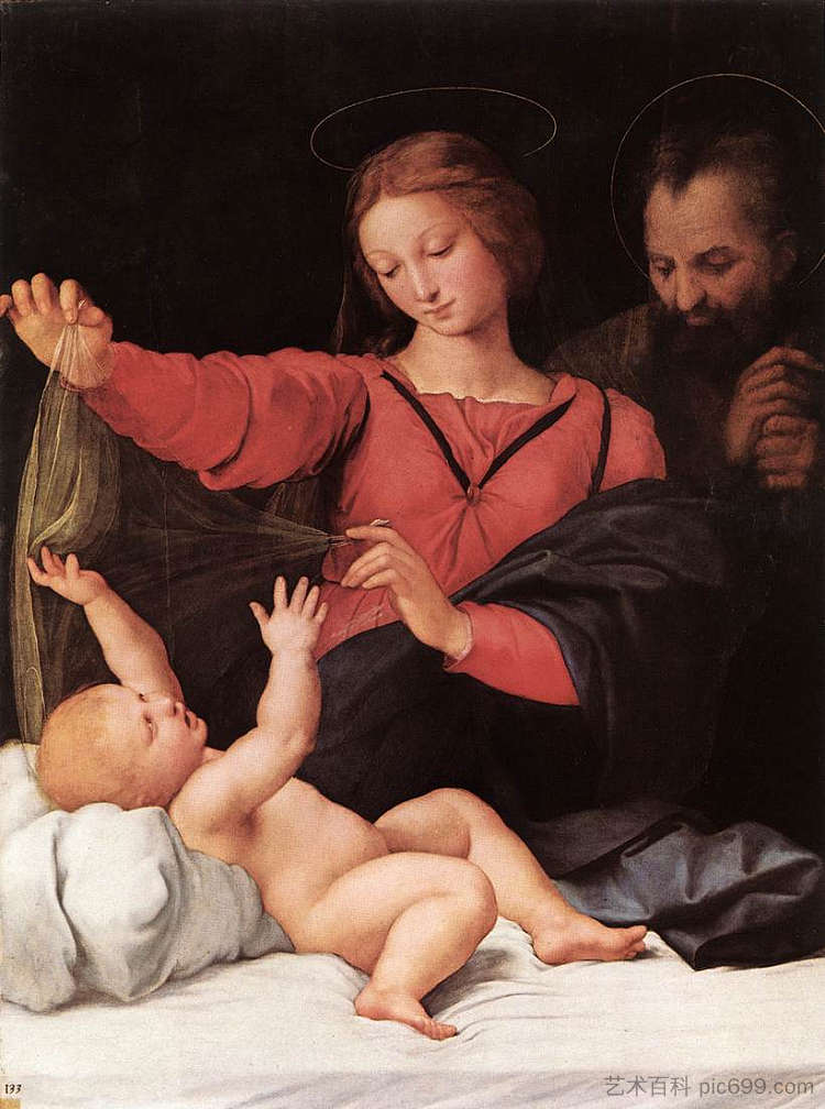 洛雷托的麦当娜 The Madonna of Loreto (1509),拉斐尔