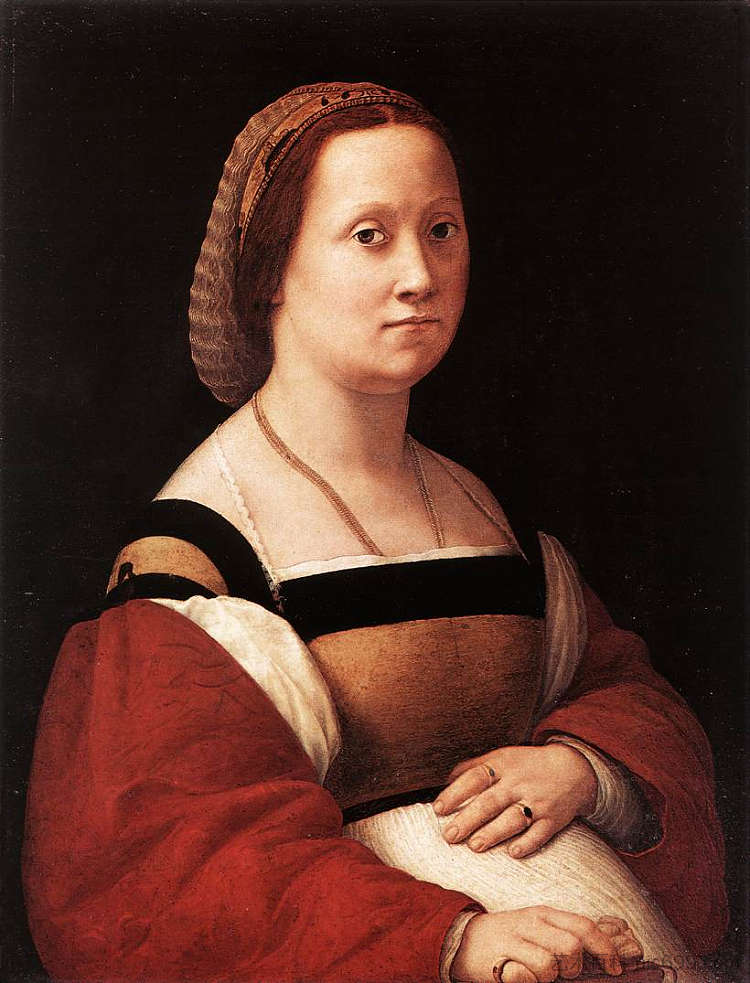 孕妇，拉唐娜·格拉维达 The Pregnant Woman, La Donna Gravida (c.1505 - 1507)，拉斐尔