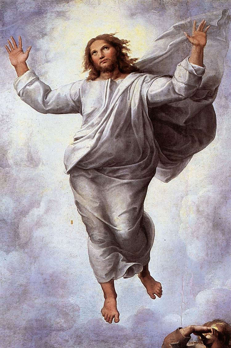 变形（局部） The Transfiguration (detail) (1520)，拉斐尔