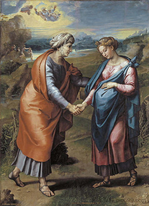 探访 The Visitation (1518)，拉斐尔