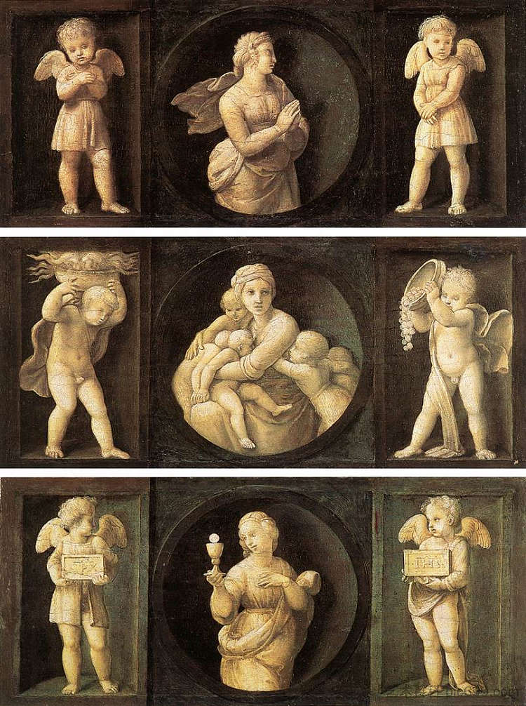 神学美德 Theological Virtues (1507),拉斐尔