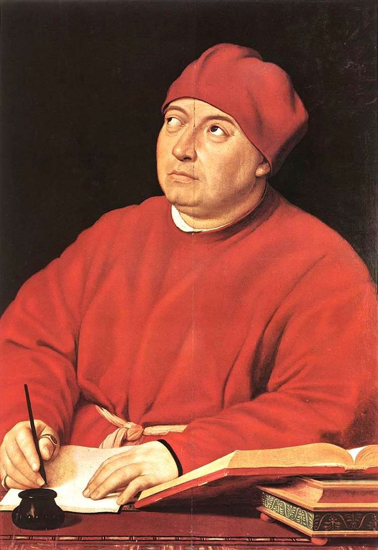 托马斯·费德拉·英格拉米 Tommaso Fedra Inghrami (c.1515 - c.1516)，拉斐尔