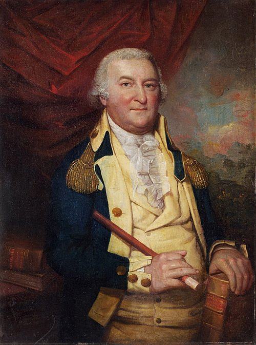 马里兰州州长约翰·霍斯金斯·斯通的肖像 Portrait of Governor John Hoskins Stone of Maryland，伦勃朗·皮尔