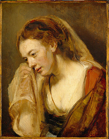 哭泣的女人 A Woman Weeping (1644),伦勃朗