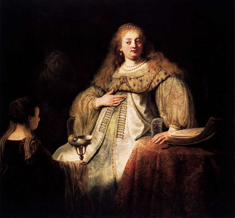 蒿 Artemisia (1634),伦勃朗