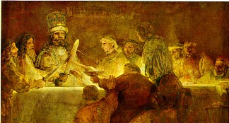克劳狄乌斯的阴谋 The Conspiracy of Claudius Civilis (1661 – 1662)，伦勃朗