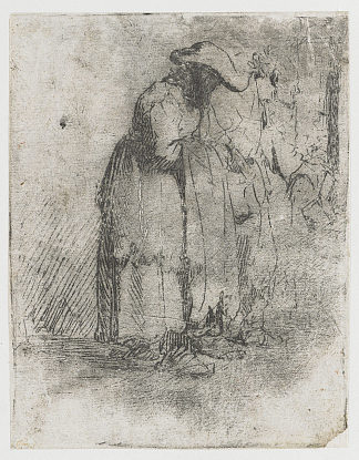 乞丐男人和女人 Beggar man and woman (1628)，伦勃朗