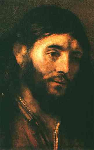 基督的头 Head of Christ (1650)，伦勃朗