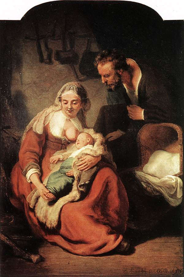 神圣家族 Holy Family (1634)，伦勃朗