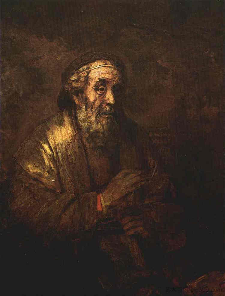 荷马 Homer (1663),伦勃朗