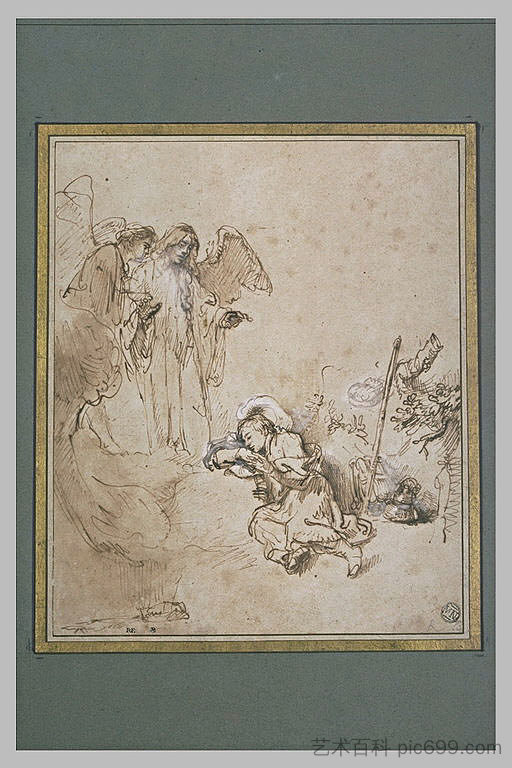 雅各的梦想 Jacob's Dream (1635 - 1645),伦勃朗