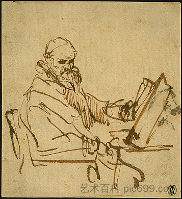 简·科内利斯·西尔维厄斯,传教士 Jan Cornelisz Sylvius, the Preacher (1644 - 1645),伦勃朗