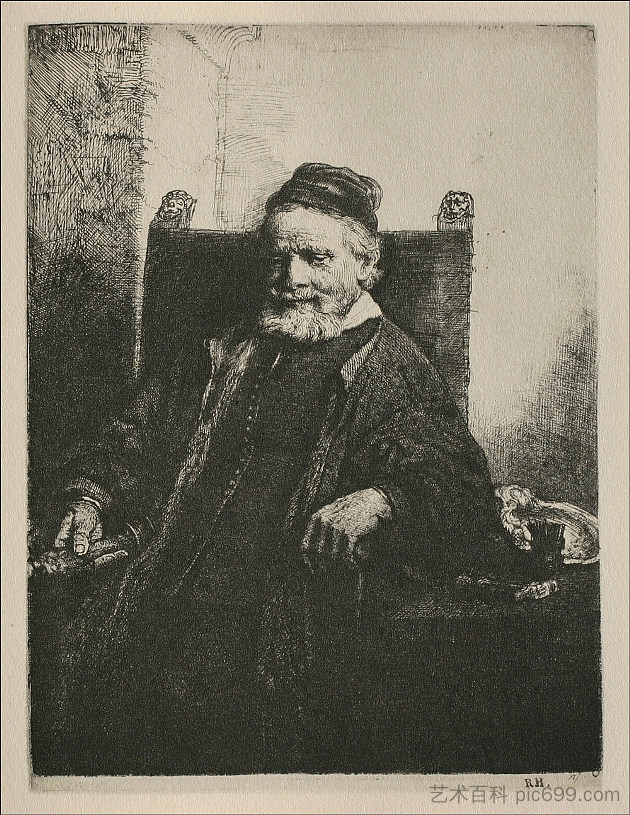 让·卢特玛 Jean Lutma (1656),伦勃朗