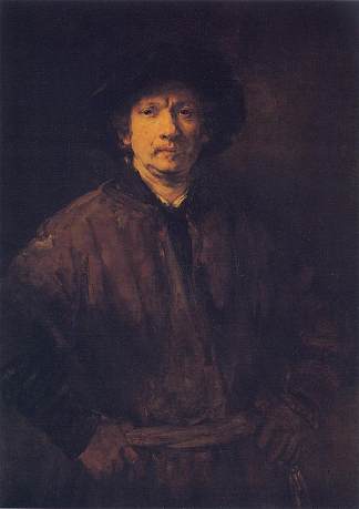 大型自画像 Large Self-portrait (1652)，伦勃朗