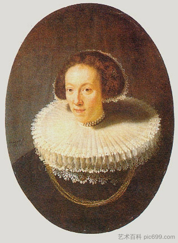 Petronella Buys,Philips Lucasz的妻子 Petronella Buys, Wife of Philips Lucasz (1635),伦勃朗