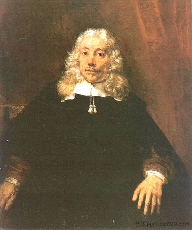 一个人的画像 Portrait of a Man (1667)，伦勃朗