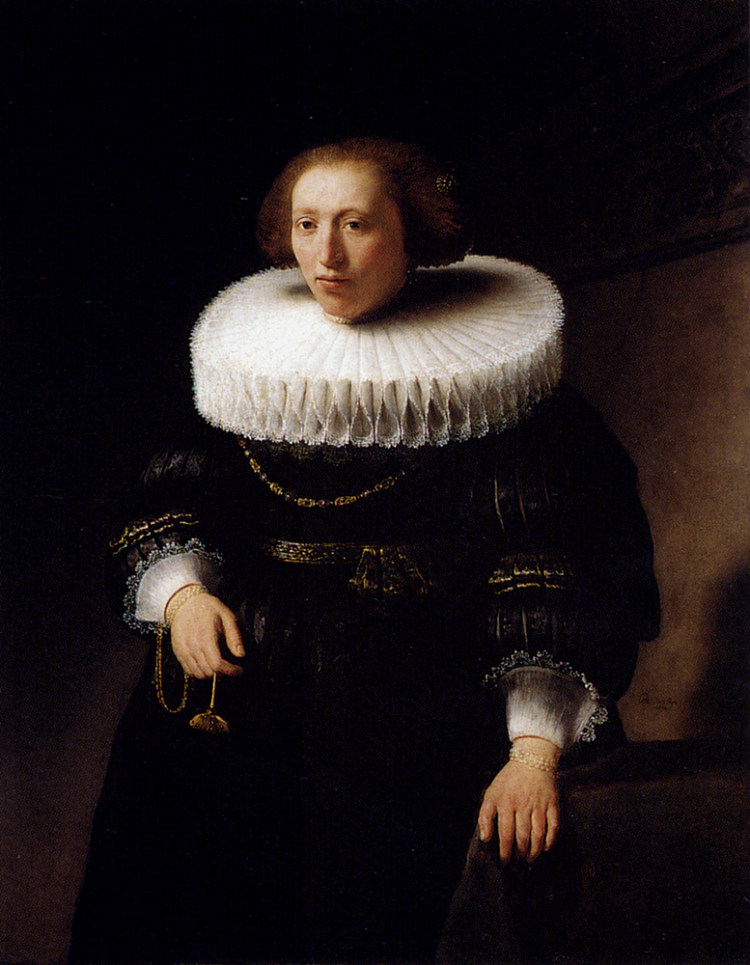 一个女人的肖像 Portrait Of A Woman (1632),伦勃朗