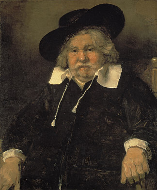 一位老人的肖像 Portrait of an elderly man (1667)，伦勃朗