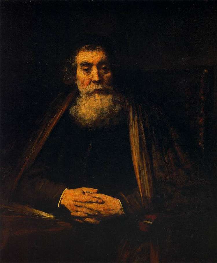 一个老人的肖像 Portrait of an Old Man (1665)，伦勃朗