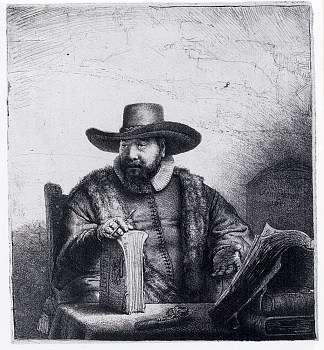 科内利斯·克拉斯的肖像 Portrait Of Cornelis Claesz (1640)，伦勃朗